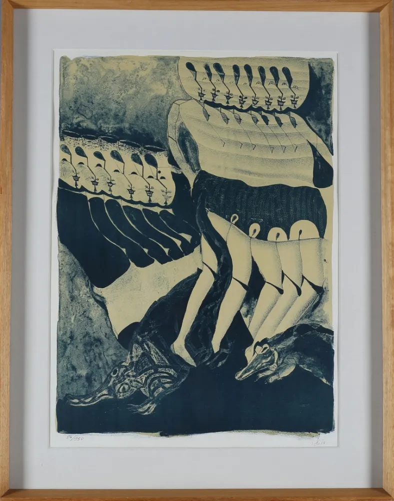 Litografía Toledo - Untitled 