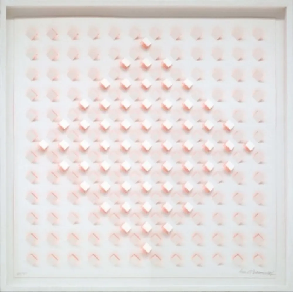 Litografía Tomasello - S/T 1 - Naranja