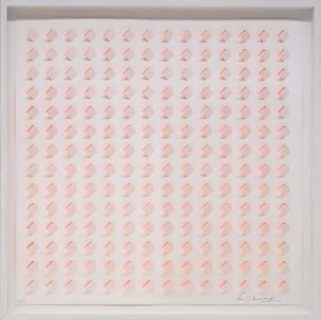 Litografía Tomasello - S/T 3 - Naranja