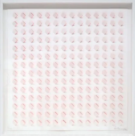 Litografía Tomasello - S/T - 3 Rosa