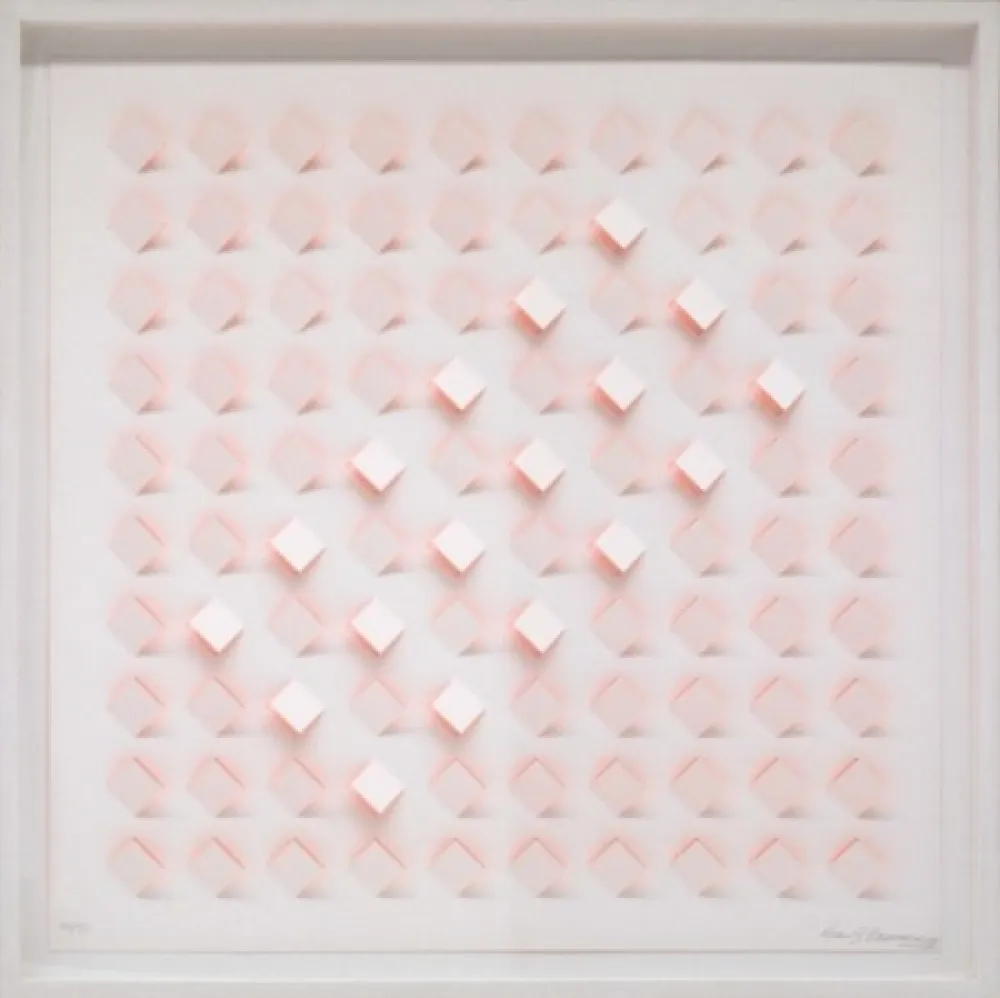 Litografía Tomasello - S/T 4 - Naranja