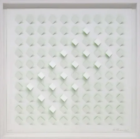 Litografía Tomasello - S/T 4 - Verde