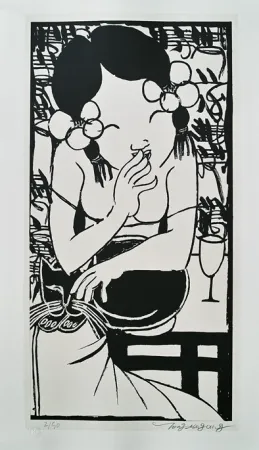 Litografía Tongzhengang -  harmony 1