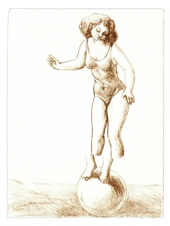 Litografía Topor - 1 Neuf Grâces