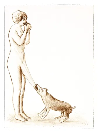 Litografía Topor - 2 Neuf Grâces