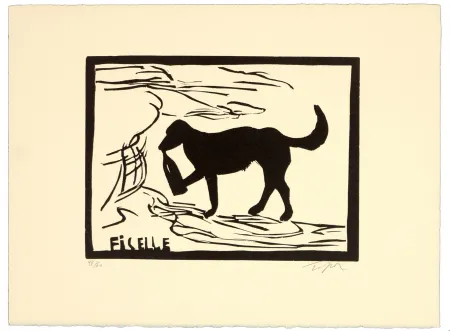 Linograbado Topor - Ficelle