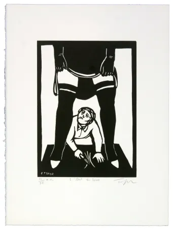 Litografía Topor - La dure école