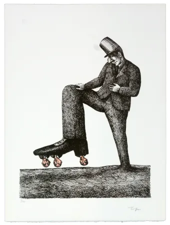 Litografía Topor - La semelle sainte