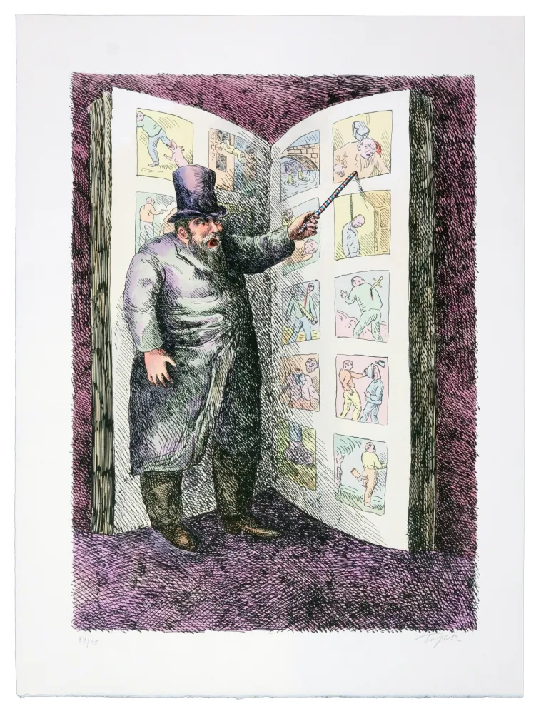 Litografía Topor - Sans titre