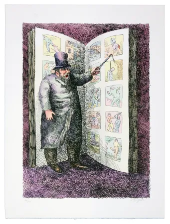 Litografía Topor - Sans titre