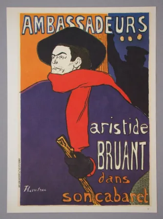 Heliograbado Toulouse-Lautrec - Aristide Bruant - Ambassadeurs