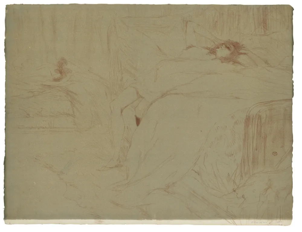 Litografía Toulouse-Lautrec - Elles