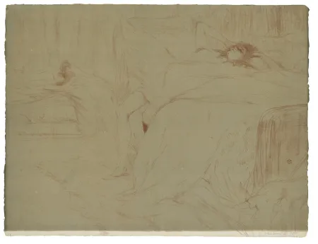 Litografía Toulouse-Lautrec - Elles