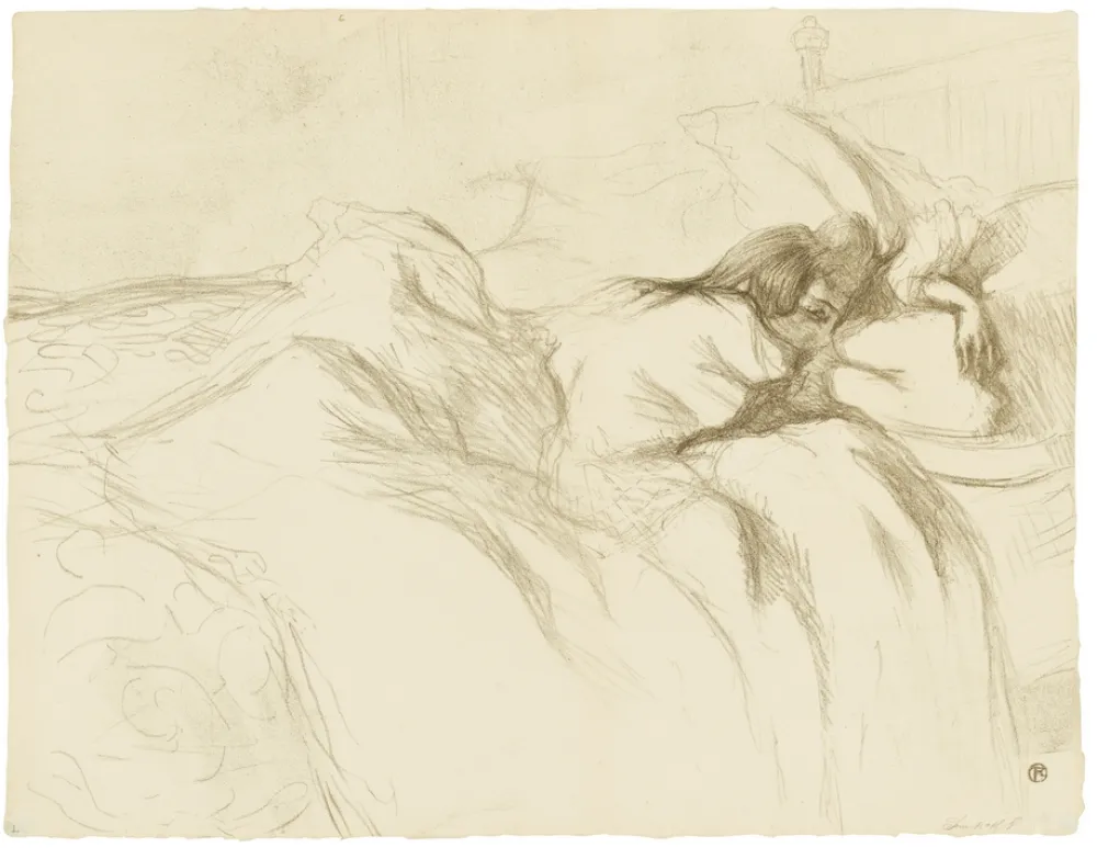 Litografía Toulouse-Lautrec - Elles