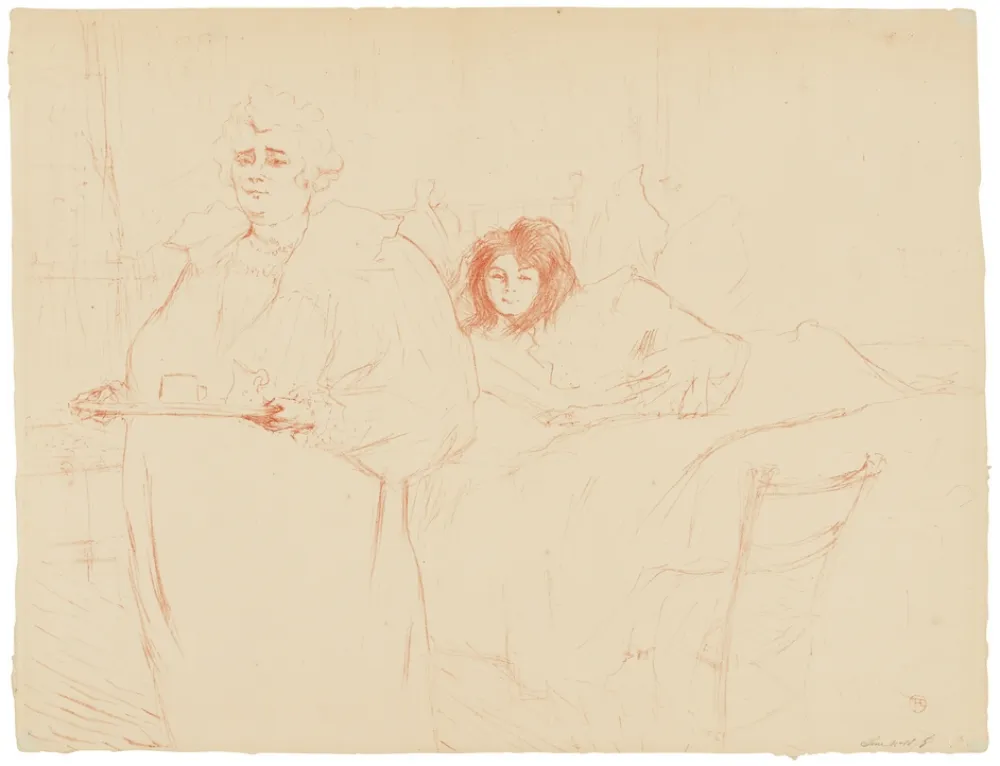 Litografía Toulouse-Lautrec - Elles