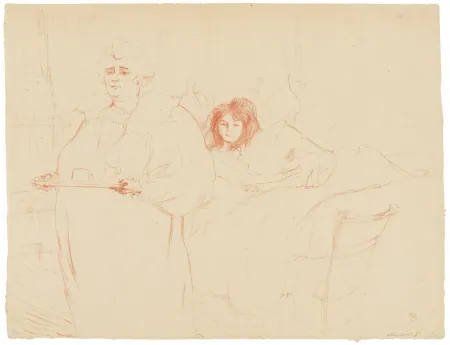 Litografía Toulouse-Lautrec - Elles