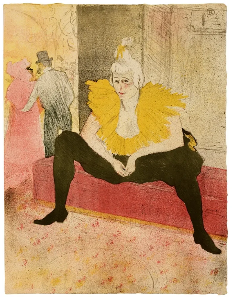 Litografía Toulouse-Lautrec - Elles