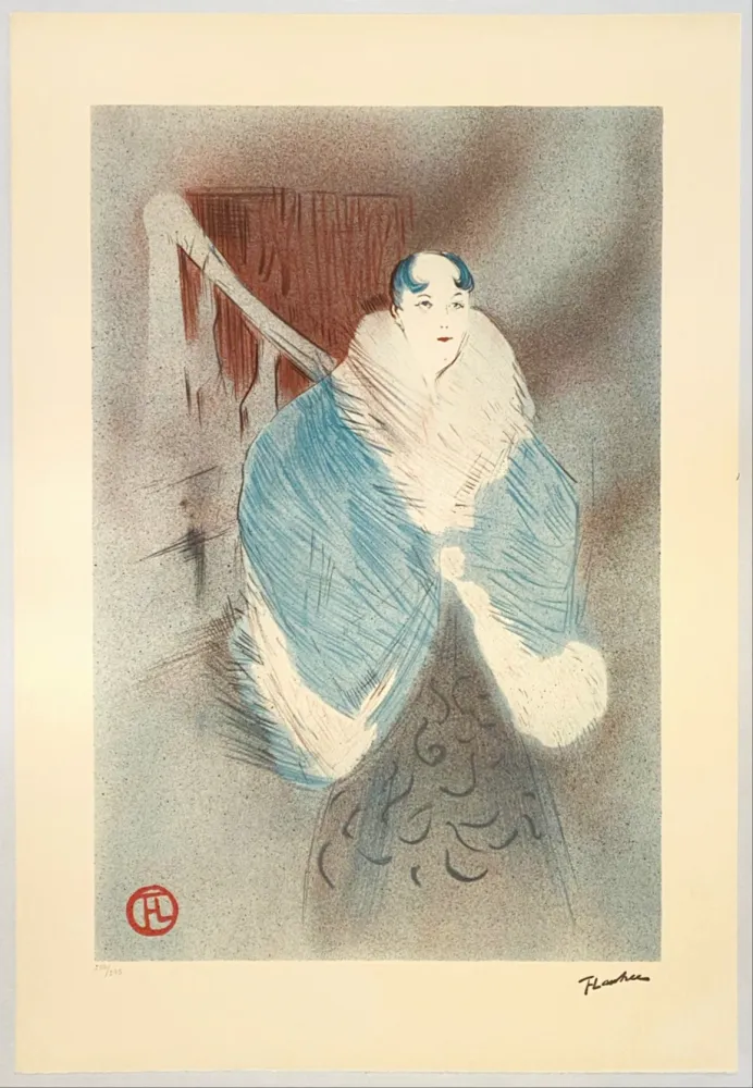 Litografía Toulouse-Lautrec - Elsa la viennoise