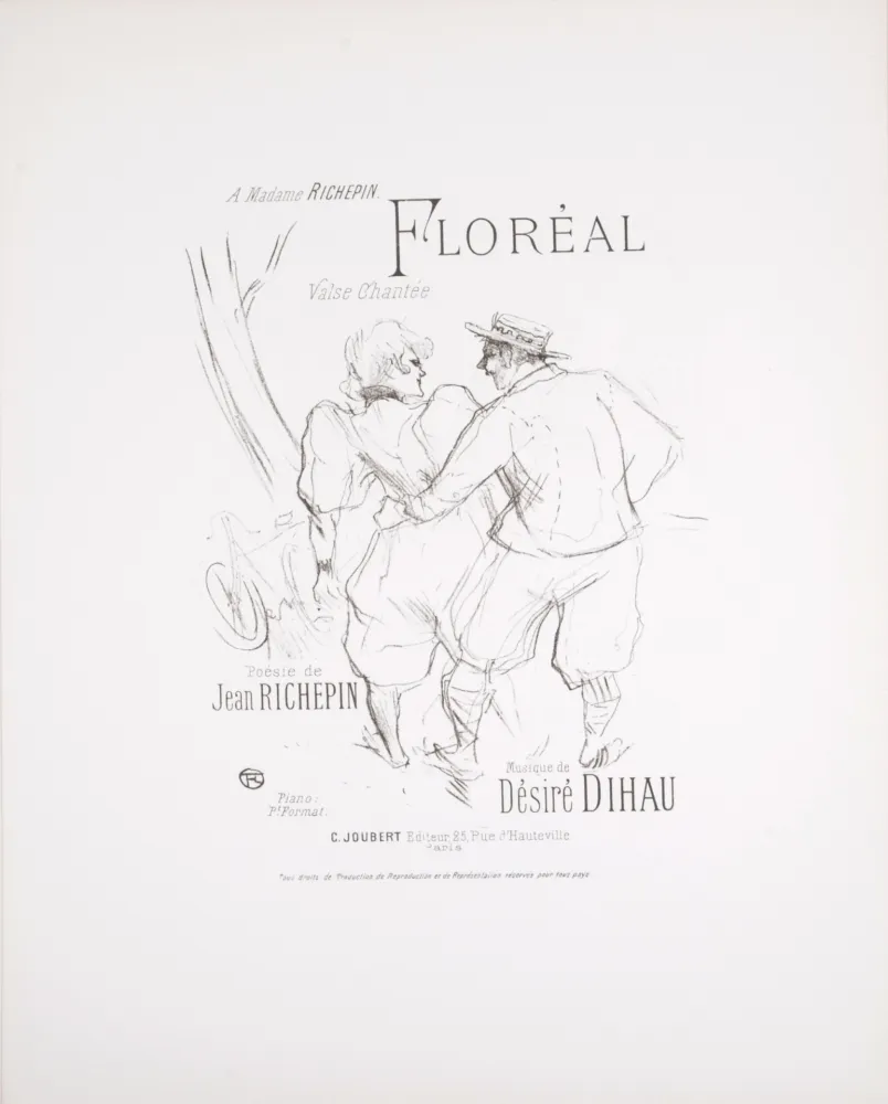 Litografía Toulouse-Lautrec - Floréal, 1895