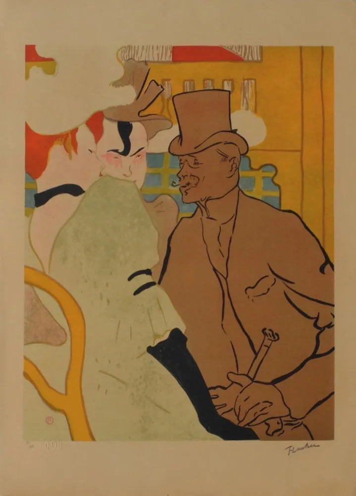 Litografía Toulouse-Lautrec - L'Anglais au Moulin Rouge 