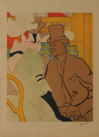 Litografía Toulouse-Lautrec - L'Anglais au Moulin Rouge