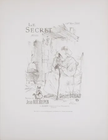 Litografía Toulouse-Lautrec - Le Secret, 1895