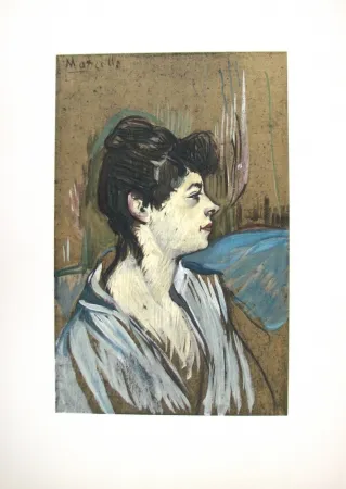 Litografía Toulouse-Lautrec - Marcelle