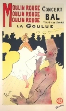 Litografía Toulouse-Lautrec - Moulin Rouge