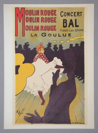 Heliograbado Toulouse-Lautrec - Moulin-Rouge - La Goulue