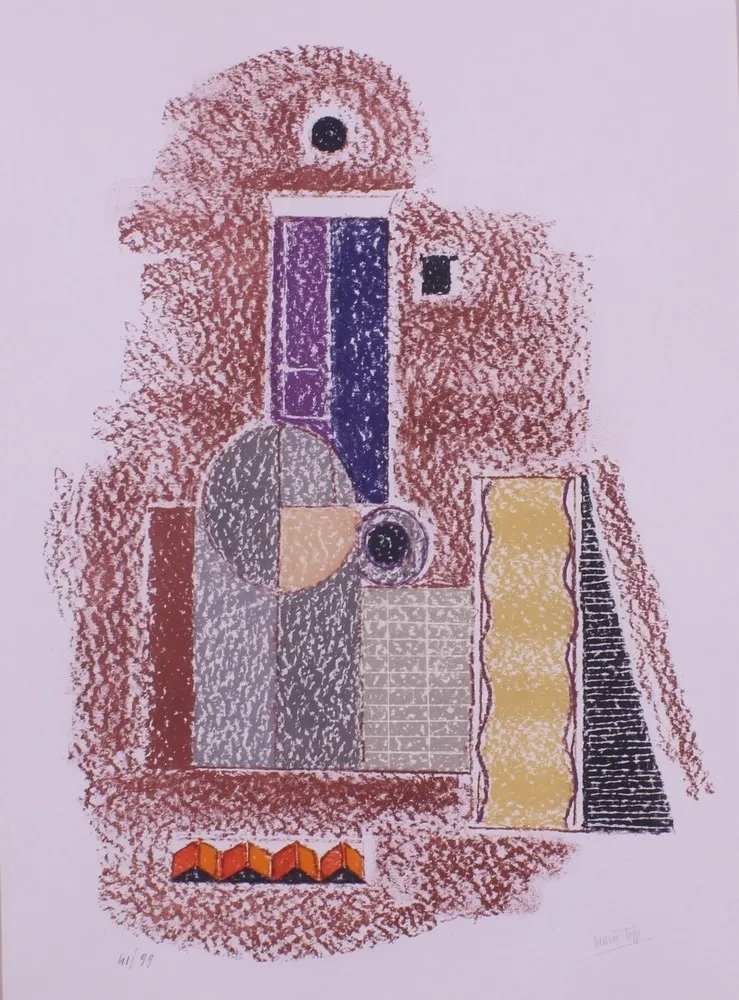 Litografía Tozzi - SENZA TITOLO