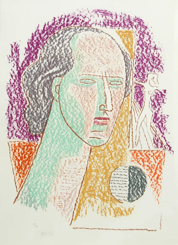 Litografía Tozzi - SENZA TITOLO