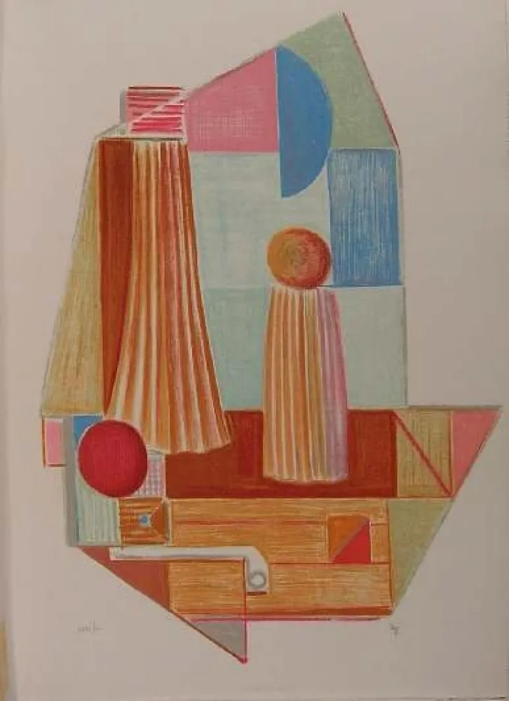 Litografía Tozzi - SENZA TITOLO