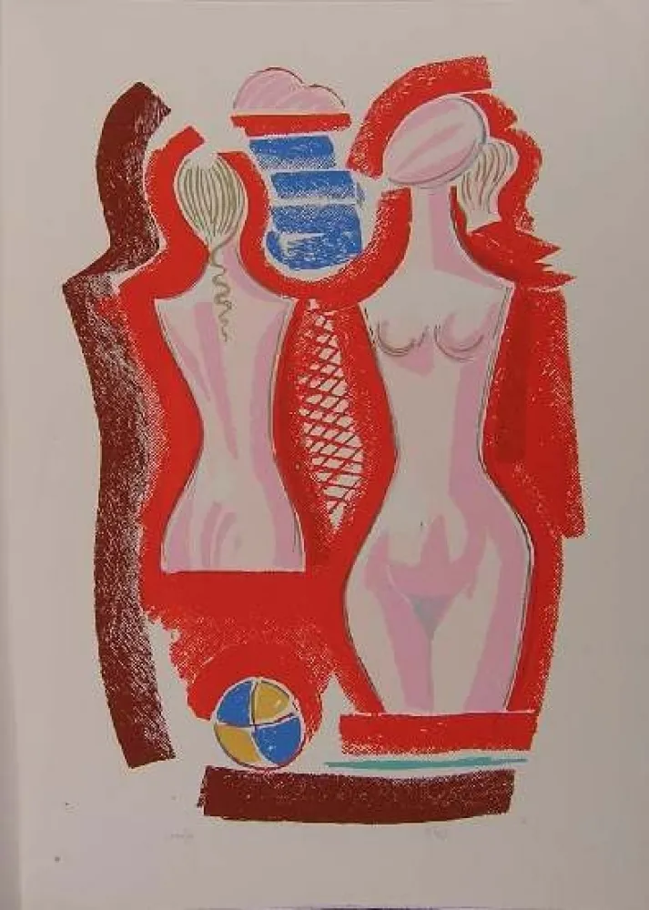 Litografía Tozzi - SENZA TITOLO