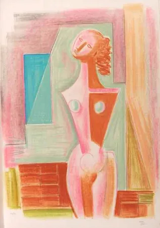 Litografía Tozzi - SENZA TITOLO