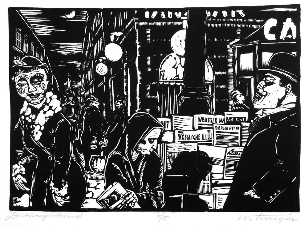 Linograbado Traeger - Wien 1932 (Vienna 1932)