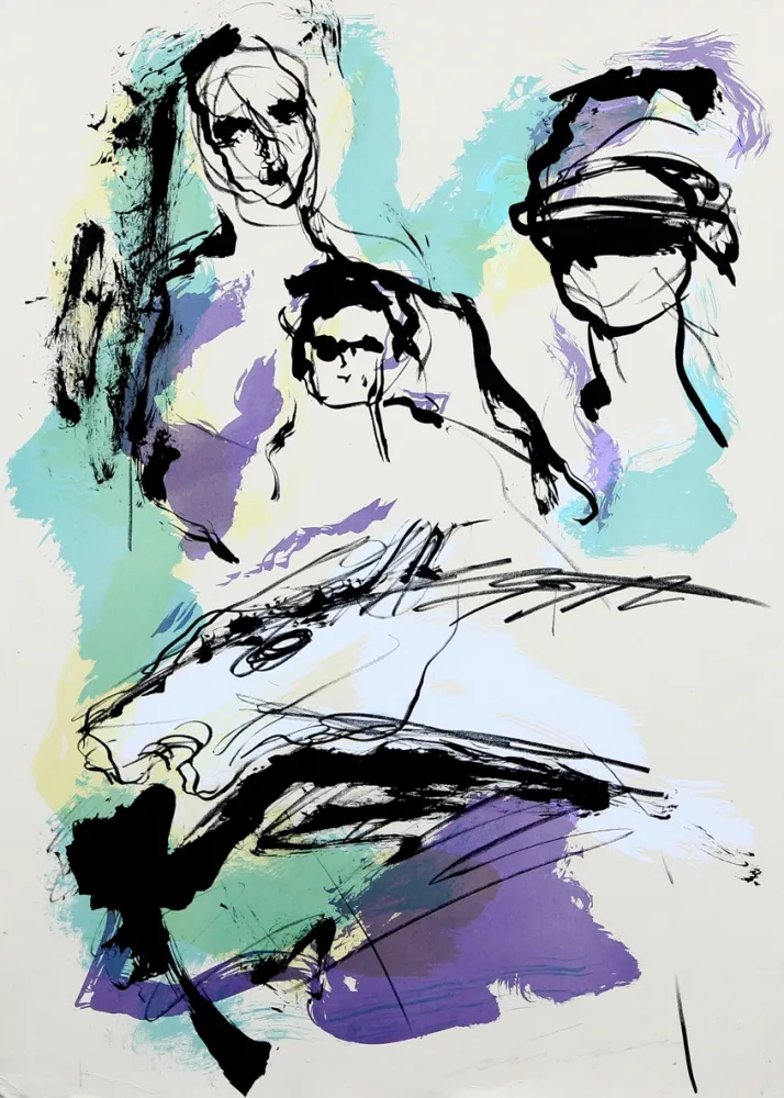 Litografía Treccani - SENZA TITOLO