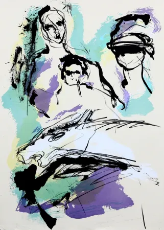 Litografía Treccani - SENZA TITOLO