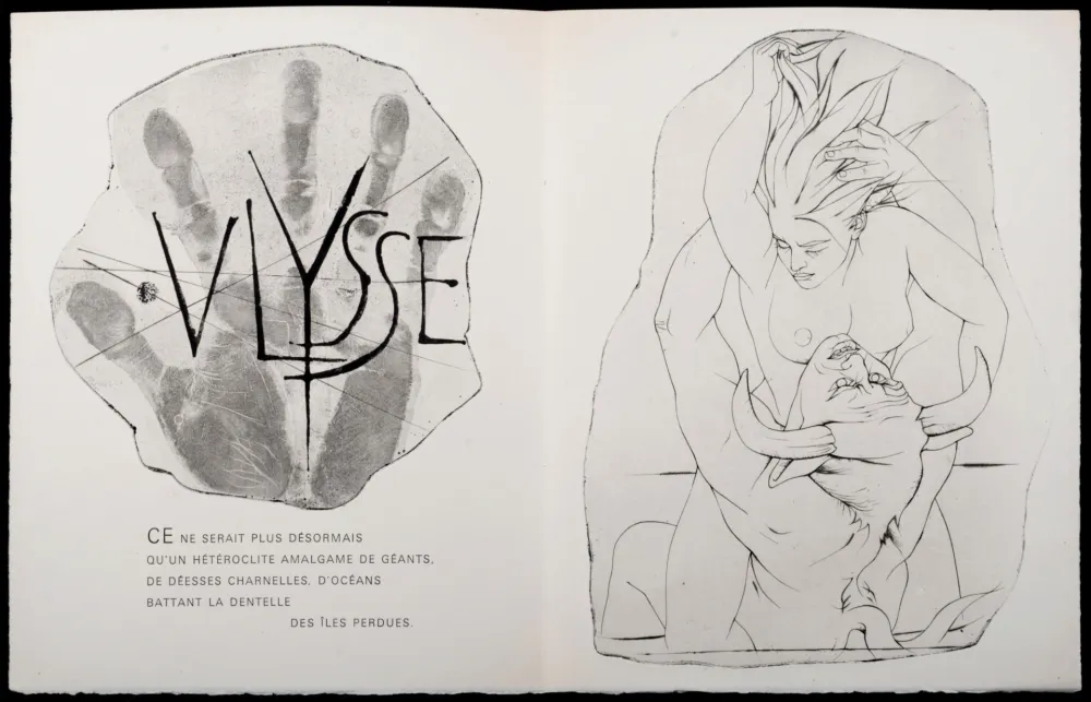 Grabado Trémois - (& Jean Giono) - Naissance de l'Odyssée, 1966 - Full book!