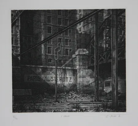 Grabado Trignac - L'arrivée