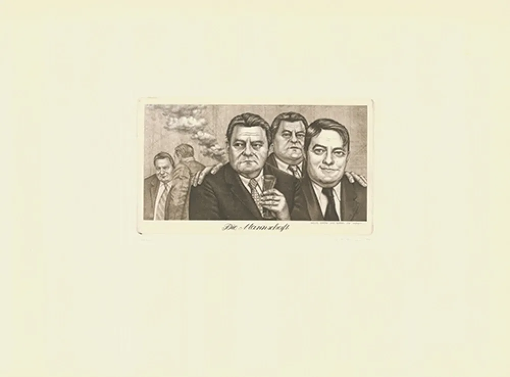 Aguafuerte Y Aguatinta Tripp - Die Mannschaft