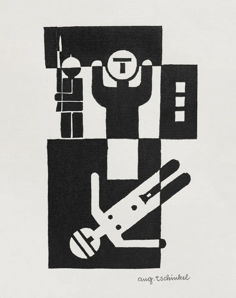 Linograbado Tschinkel - Vollstrecker (Executor)