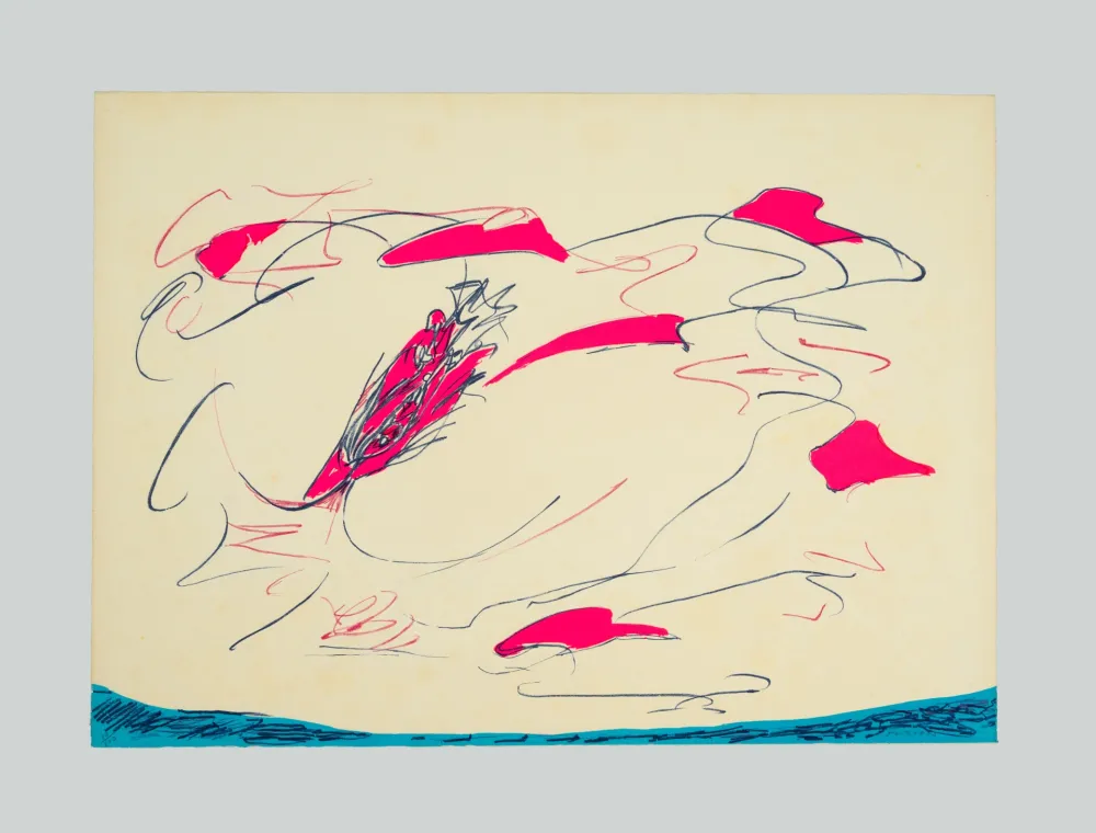 Litografía Turcato - Composizione