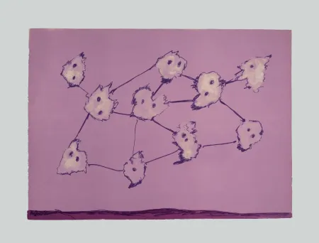 Litografía Turcato - Composizione