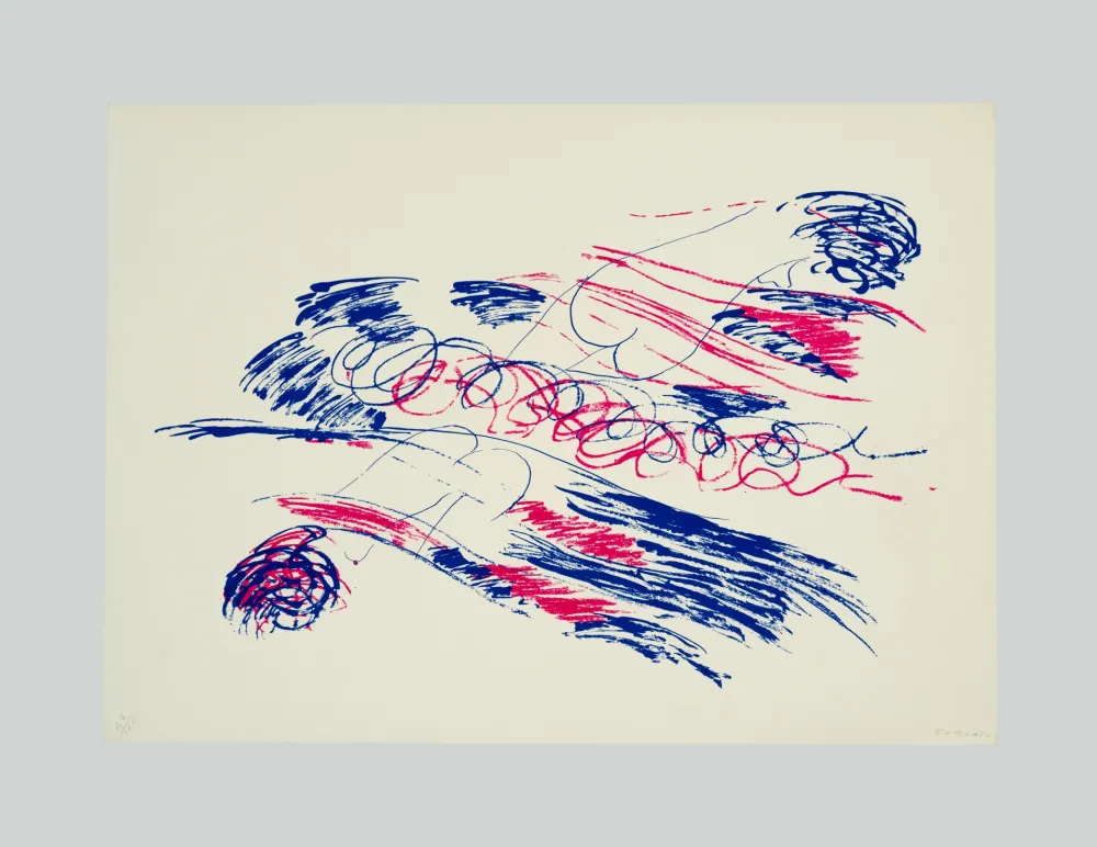 Litografía Turcato - Composizione