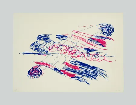 Litografía Turcato - Composizione