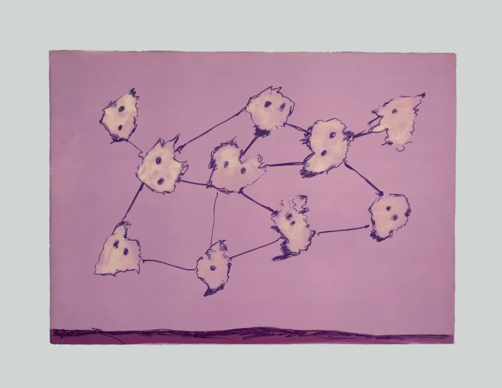 Litografía Turcato - Composizione