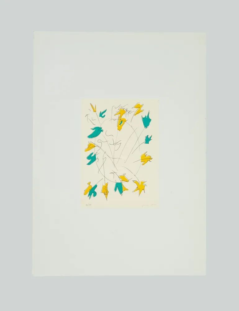 Litografía Turcato - Composizione