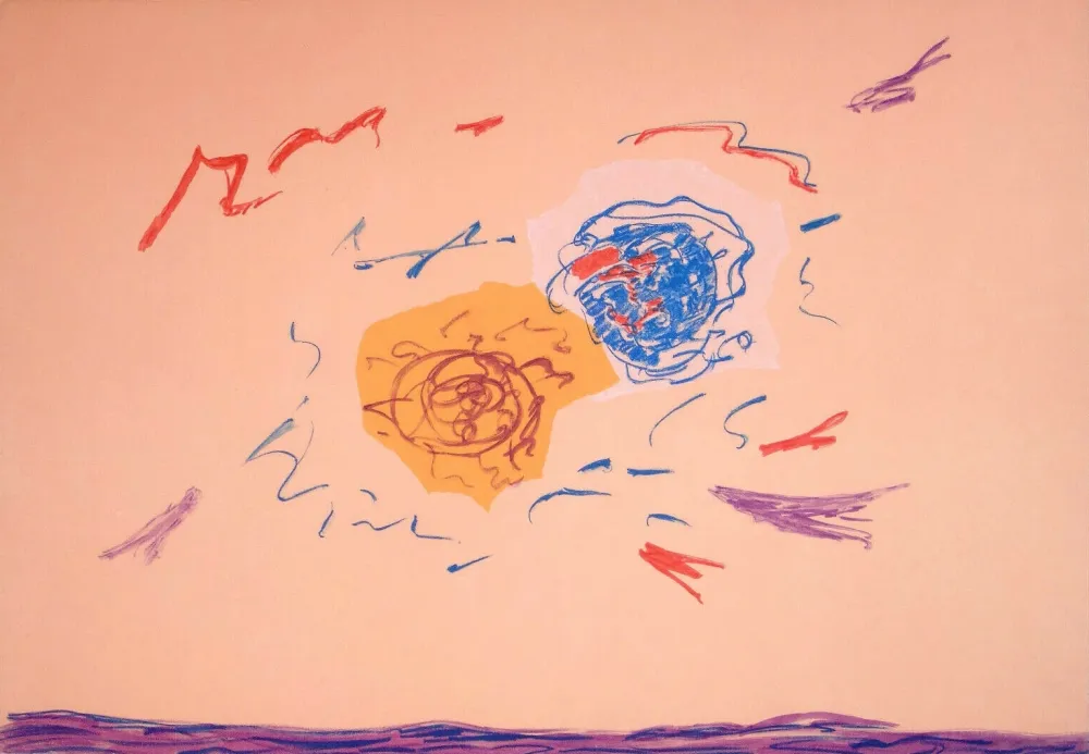 Litografía Turcato - Composizione