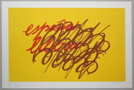 Litografía Turcato - Espana libera