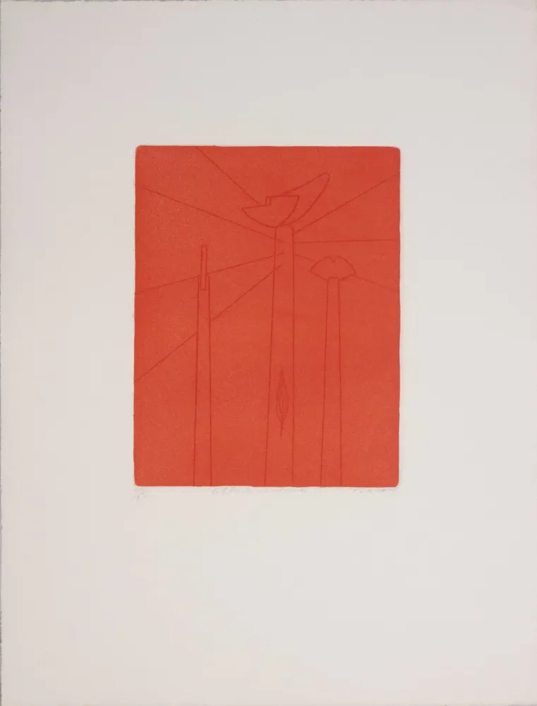 Aguafuerte Turcato - La libertà incatenata